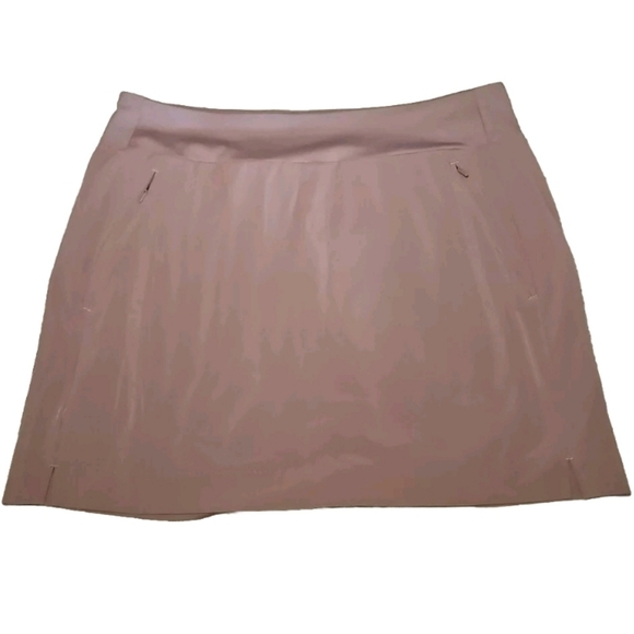 Athleta Womens Brown Soho Skort In Mineral Brown 14 - Picture 2 of 10